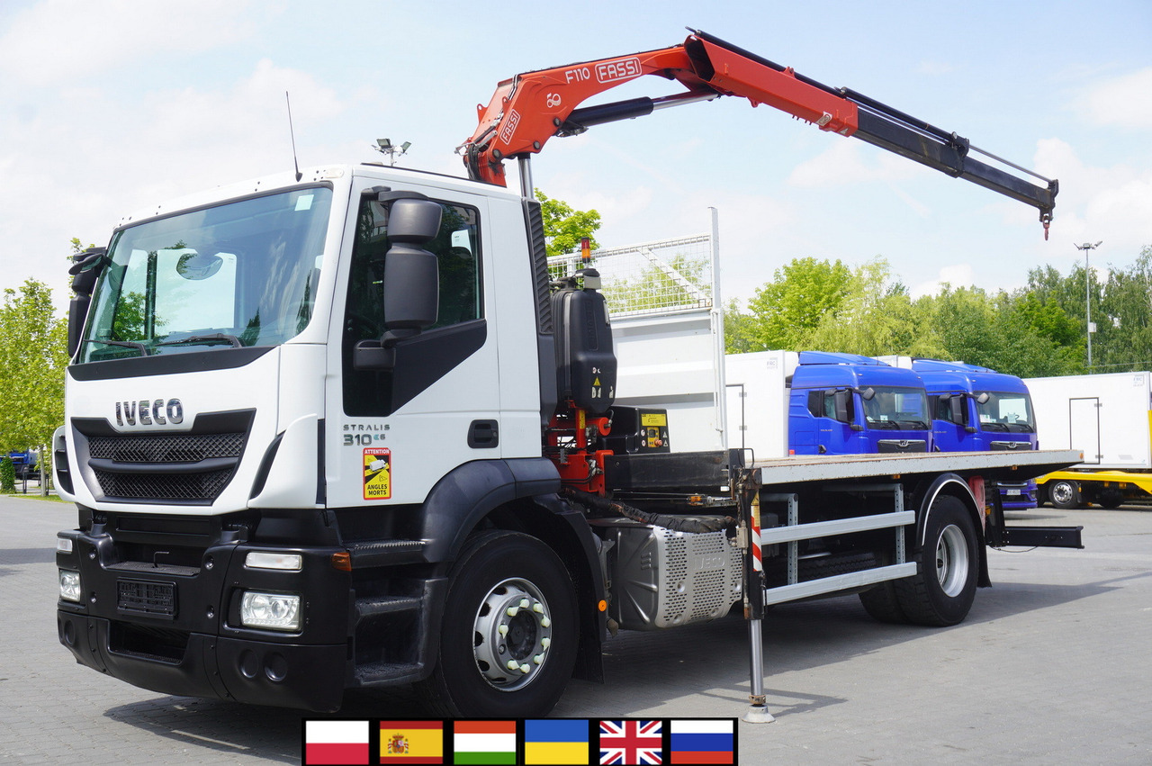 IVECO STRALIS 310 E6 / FASSI F110B / 630 MTH! / 4 t lift cap. / 19 t - Crane truck: picture 1 IVECO STRALIS 310 E6 / FASSI F110B / 630 MTH! / 4 t lift cap. / 19 t - Crane truck: picture 1