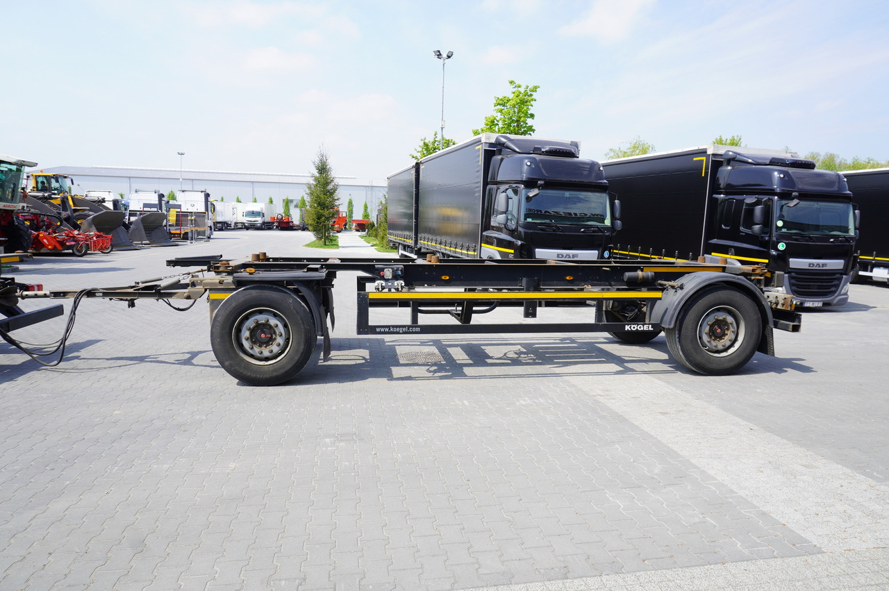 KOGEL AWE 18, two-axle, BDF, 7.5m chassis , air suspension, SAF axles - Chassis trailer: picture 3 KOGEL AWE 18, two-axle, BDF, 7.5m chassis , air suspension, SAF axles - Chassis trailer: picture 3