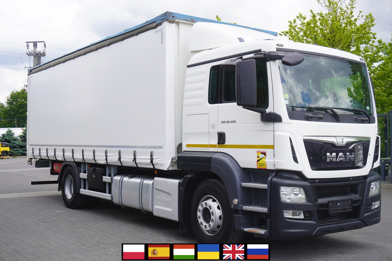 MAN TGS 18.440 / 19 EPAL curtainsider / Sleeper cab - Tipper: picture 1 MAN TGS 18.440 / 19 EPAL curtainsider / Sleeper cab - Tipper: picture 1