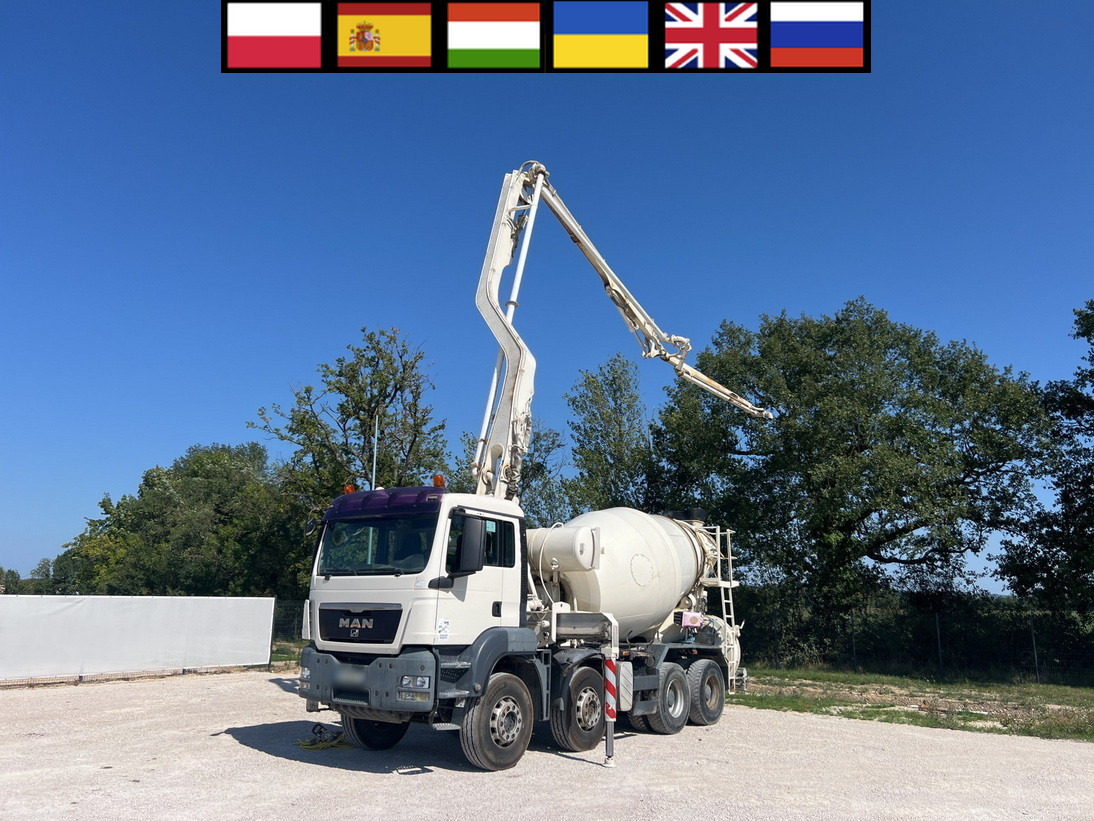 MAN TGS 32.400 8x4 Concrete Mixer Pump truck / 426 MTH !!! / 18 meters - Concrete pump truck: picture 1 MAN TGS 32.400 8x4 Concrete Mixer Pump truck / 426 MTH !!! / 18 meters - Concrete pump truck: picture 1