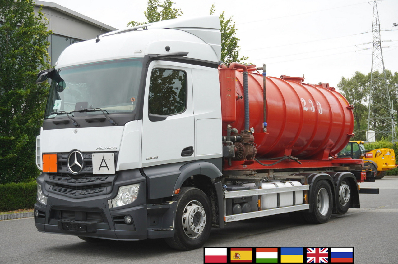 MERCEDES-BENZ Actros 2545 6 × 2 MP5 / NEW septic barrel 13000 L - Tank truck: picture 1 MERCEDES-BENZ Actros 2545 6 × 2 MP5 / NEW septic barrel 13000 L - Tank truck: picture 1