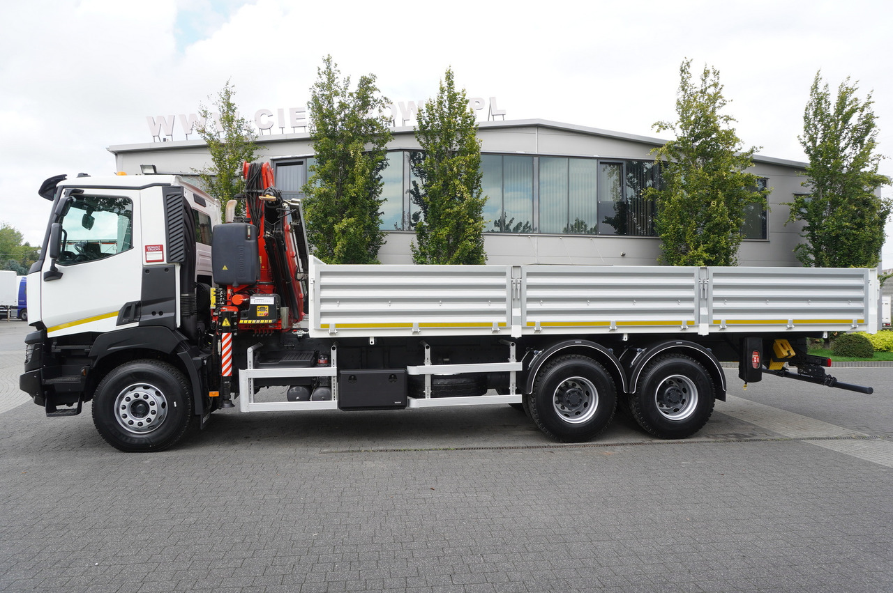 RENAULT K380 6×4 / FASSI F175 crane 7.85 t / 120 thousand km! / 2-sided tipper - Tipper, Crane truck: picture 5 RENAULT K380 6×4 / FASSI F175 crane 7.85 t / 120 thousand km! / 2-sided tipper - Tipper, Crane truck: picture 5