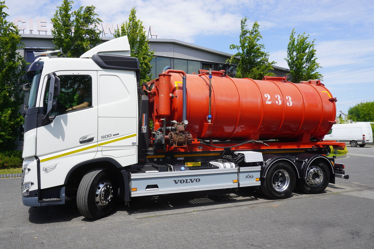 VOLVO Volvo FH 500 / Septic barrel 13000 l / Hook lift 21 t / 2022 / 3rd axle steered / 2 units - Slurry tanker: picture 4 VOLVO Volvo FH 500 / Septic barrel 13000 l / Hook lift 21 t / 2022 / 3rd axle steered / 2 units - Slurry tanker: picture 4