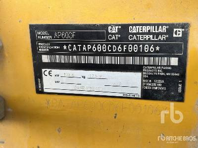 CAT AP600F Wheel - Asphalt paver: picture 5 CAT AP600F Wheel - Asphalt paver: picture 5