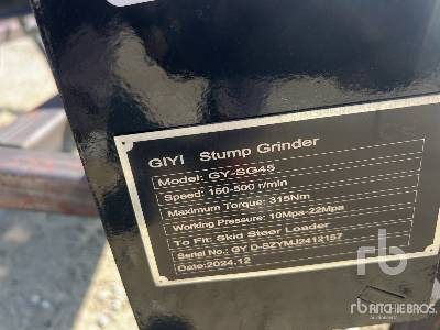 GIYI GY-SG45 (Unused) - Stump grinder: picture 5 GIYI GY-SG45 (Unused) - Stump grinder: picture 5