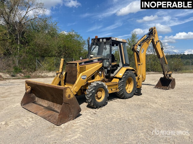 1995 Cat 428B 4x4 Chargeuse Pelleteuse 4x4 (I ... Backhoe Loader - Backhoe loader: picture 1 1995 Cat 428B 4x4 Chargeuse Pelleteuse 4x4 (I ... Backhoe Loader - Backhoe loader: picture 1