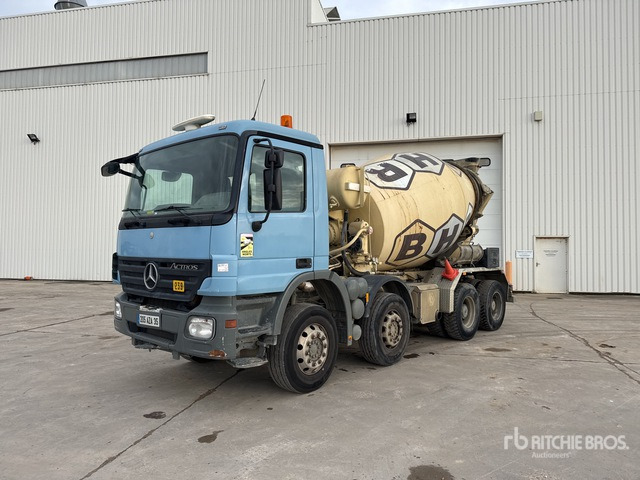 2008 Mercedes-Benz Actros 8x4 Camion Malaxeur 8x4 Mixer Truck - Concrete mixer truck: picture 1 2008 Mercedes-Benz Actros 8x4 Camion Malaxeur 8x4 Mixer Truck - Concrete mixer truck: picture 1