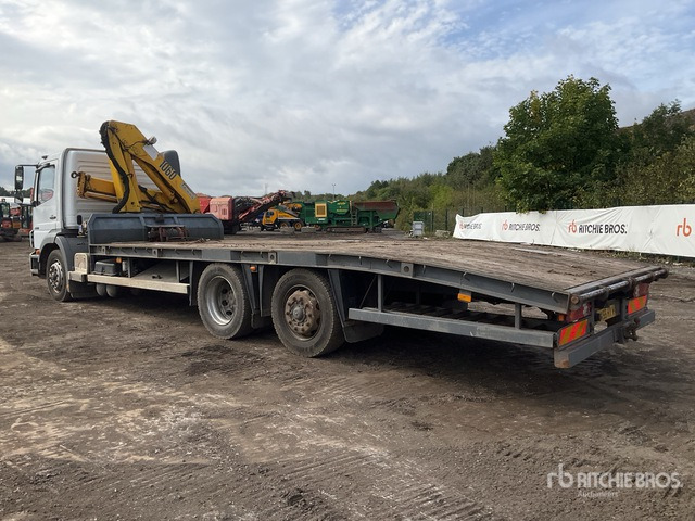 2005 Mercedes-Benz Axor 2528 2002 HMF 1063 K2 Knuckle Boom o ... Flatbed Truck with Crane - Dropside/ Flatbed truck, Crane truck: picture 4 2005 Mercedes-Benz Axor 2528 2002 HMF 1063 K2 Knuckle Boom o ... Flatbed Truck with Crane - Dropside/ Flatbed truck, Crane truck: picture 4