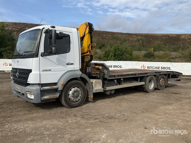 2005 Mercedes-Benz Axor 2528 2002 HMF 1063 K2 Knuckle Boom o ... Flatbed Truck with Crane - Dropside/ Flatbed truck, Crane truck: picture 2 2005 Mercedes-Benz Axor 2528 2002 HMF 1063 K2 Knuckle Boom o ... Flatbed Truck with Crane - Dropside/ Flatbed truck, Crane truck: picture 2