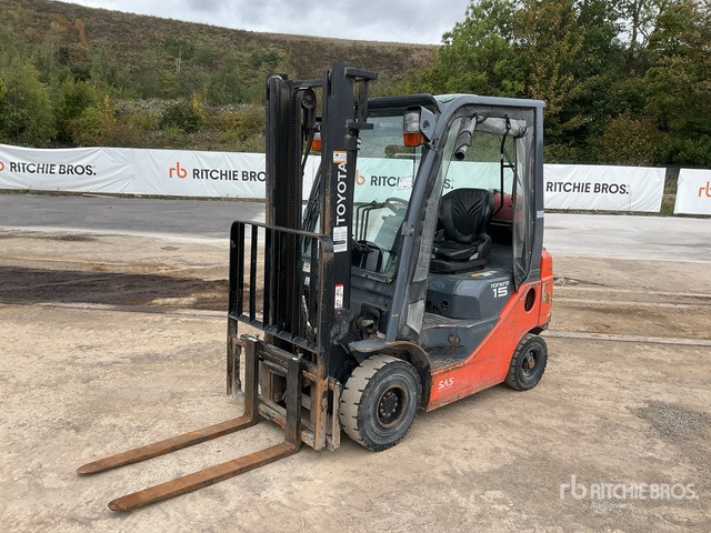 2018 Toyota 02-8FGF15 2018 Toyota 8FG15 Forklift Forklift - LPG forklift: picture 3 2018 Toyota 02-8FGF15 2018 Toyota 8FG15 Forklift Forklift - LPG forklift: picture 3