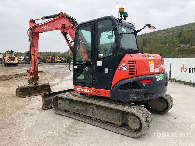 2019 Kubota KX080-4A 2019 Kubota KX080-4A Tracked Excavator Tracked Excavator - Crawler excavator: picture 3 2019 Kubota KX080-4A 2019 Kubota KX080-4A Tracked Excavator Tracked Excavator - Crawler excavator: picture 3