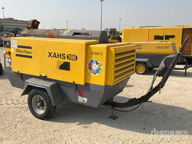 2017 Atlas Copco XAHS186 Mobile Air Compressor - Air compressor: picture 1 2017 Atlas Copco XAHS186 Mobile Air Compressor - Air compressor: picture 1
