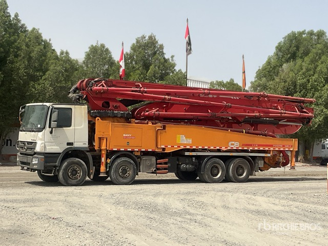 2020 Mercedes-Benz Actros 4143 2020 Sany SYM5449THBE 56 m on 8 ... Concrete Pump Truck - Concrete pump truck: picture 2 2020 Mercedes-Benz Actros 4143 2020 Sany SYM5449THBE 56 m on 8 ... Concrete Pump Truck - Concrete pump truck: picture 2
