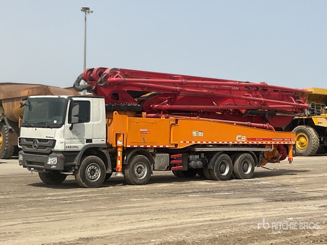 2020 Mercedes-Benz Actros 4143 2020 Sany SYM5449THBE 56 m on 8 ... Concrete Pump Truck - Concrete pump truck: picture 1 2020 Mercedes-Benz Actros 4143 2020 Sany SYM5449THBE 56 m on 8 ... Concrete Pump Truck - Concrete pump truck: picture 1