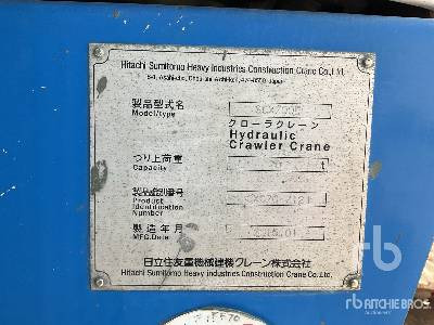 HITACHI SCX700E 70 ton - Crawler crane: picture 5 HITACHI SCX700E 70 ton - Crawler crane: picture 5