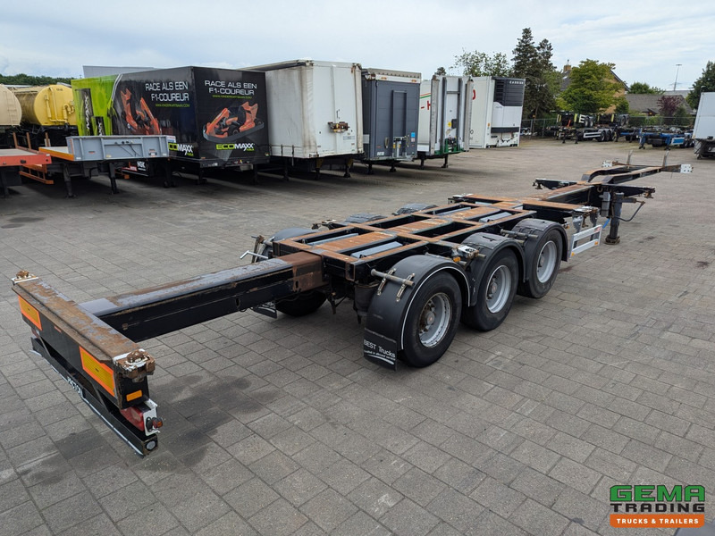 Pacton T3-010 3-Assen SAF - MULTI - Trommelremmen - LiftAs - 3x Uitschuifbaar - Container transporter/ Swap body semi-trailer: picture 1 Pacton T3-010 3-Assen SAF - MULTI - Trommelremmen - LiftAs - 3x Uitschuifbaar - Container transporter/ Swap body semi-trailer: picture 1