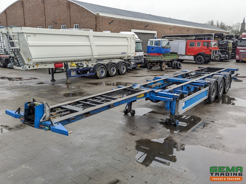 Pacton TXC339 3-Assen SAF - Schijfremmen - Lift-As - Vast - Reservewiel - 2x 20 30 40 45FT - Container transporter/ Swap body semi-trailer: picture 2 Pacton TXC339 3-Assen SAF - Schijfremmen - Lift-As - Vast - Reservewiel - 2x 20 30 40 45FT - Container transporter/ Swap body semi-trailer: picture 2