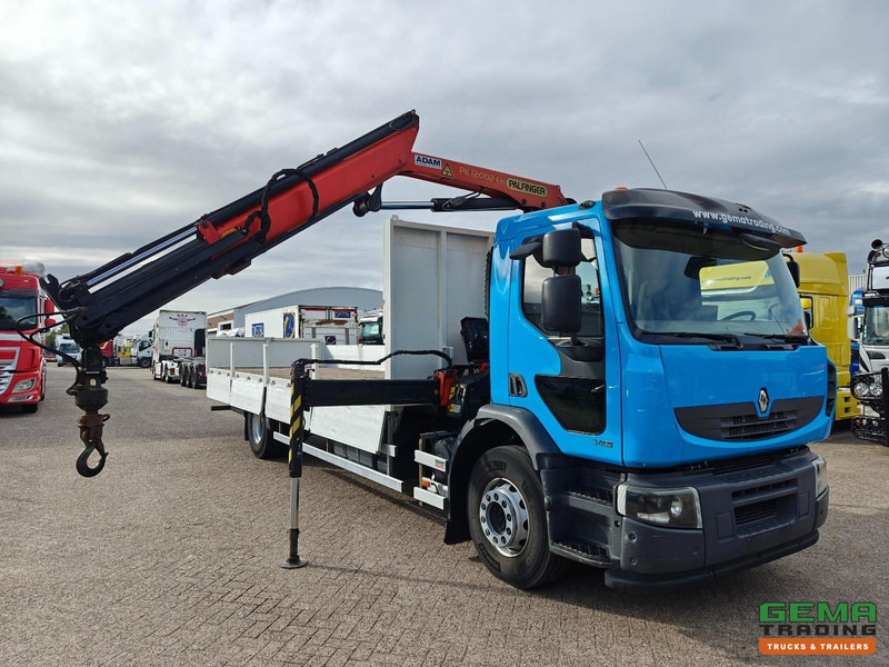 Renault Premium Lander 340 4x2 Dagcab Euro5 - Retarder - Open Laadbak 7.8M + Palfinger PK12002-EH - RadioGrafisch - Dropside/ Flatbed truck, Crane truck: picture 3 Renault Premium Lander 340 4x2 Dagcab Euro5 - Retarder - Open Laadbak 7.8M + Palfinger PK12002-EH - RadioGrafisch - Dropside/ Flatbed truck, Crane truck: picture 3