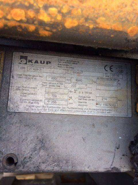 Kaup Double pallet handler - Attachment: picture 1 Kaup Double pallet handler - Attachment: picture 1