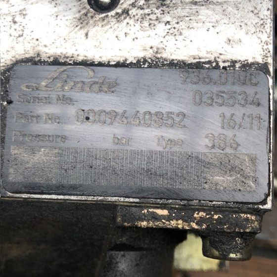 Brake valve for Linde 386-01 - Hydraulic valve for Material handling equipment: picture 1 Brake valve for Linde 386-01 - Hydraulic valve for Material handling equipment: picture 1