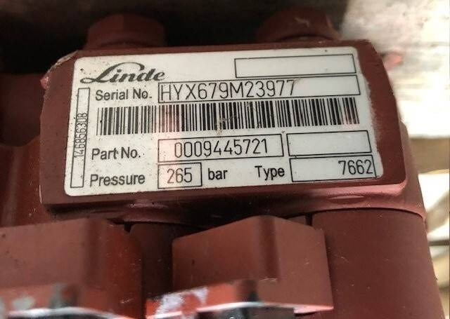 Hydraulic control valve for Linde - Hydraulic valve for Material handling equipment: picture 5 Hydraulic control valve for Linde - Hydraulic valve for Material handling equipment: picture 5