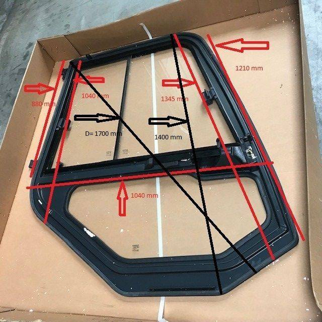 Left door for Komatsu - Door and parts for Material handling equipment: picture 4 Left door for Komatsu - Door and parts for Material handling equipment: picture 4