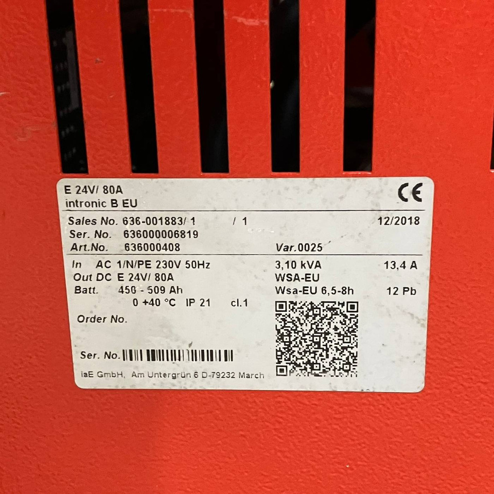 Hawker 24V/80A - Spare parts for Material handling equipment: picture 5 Hawker 24V/80A - Spare parts for Material handling equipment: picture 5