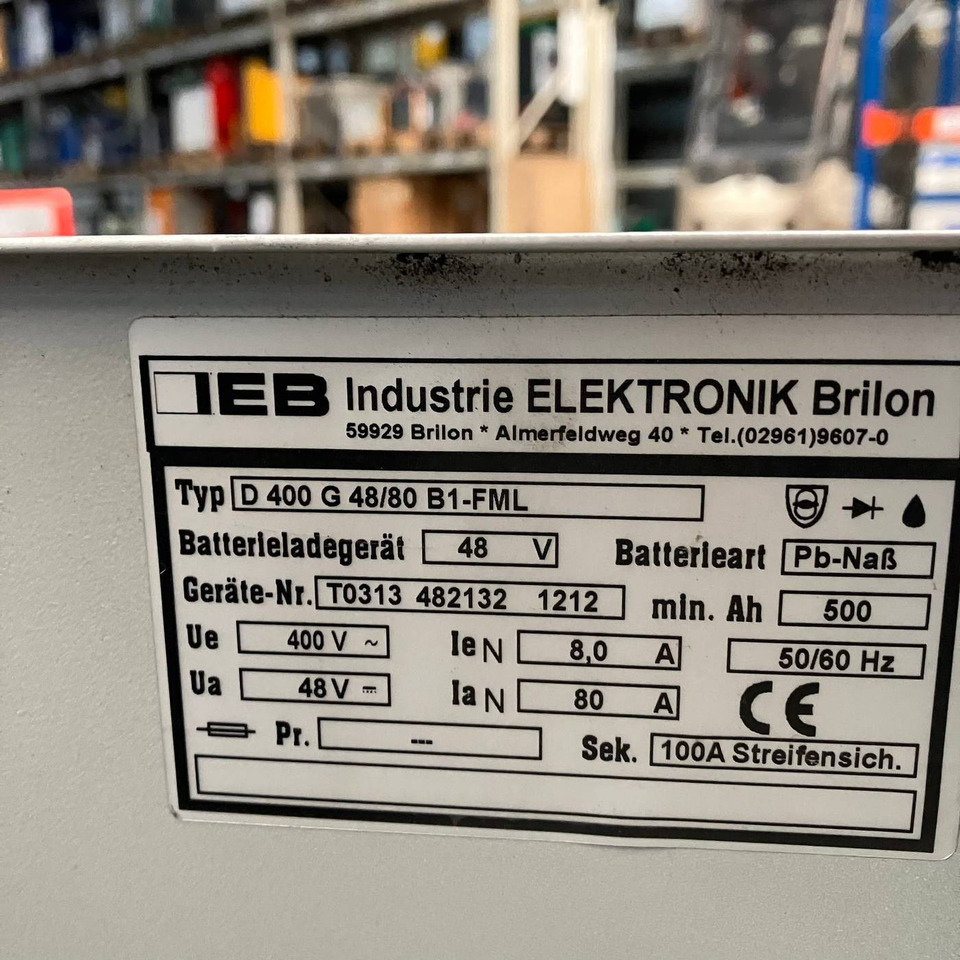 Tricom Filon Classic 48V/80A - Spare parts for Material handling equipment: picture 2 Tricom Filon Classic 48V/80A - Spare parts for Material handling equipment: picture 2