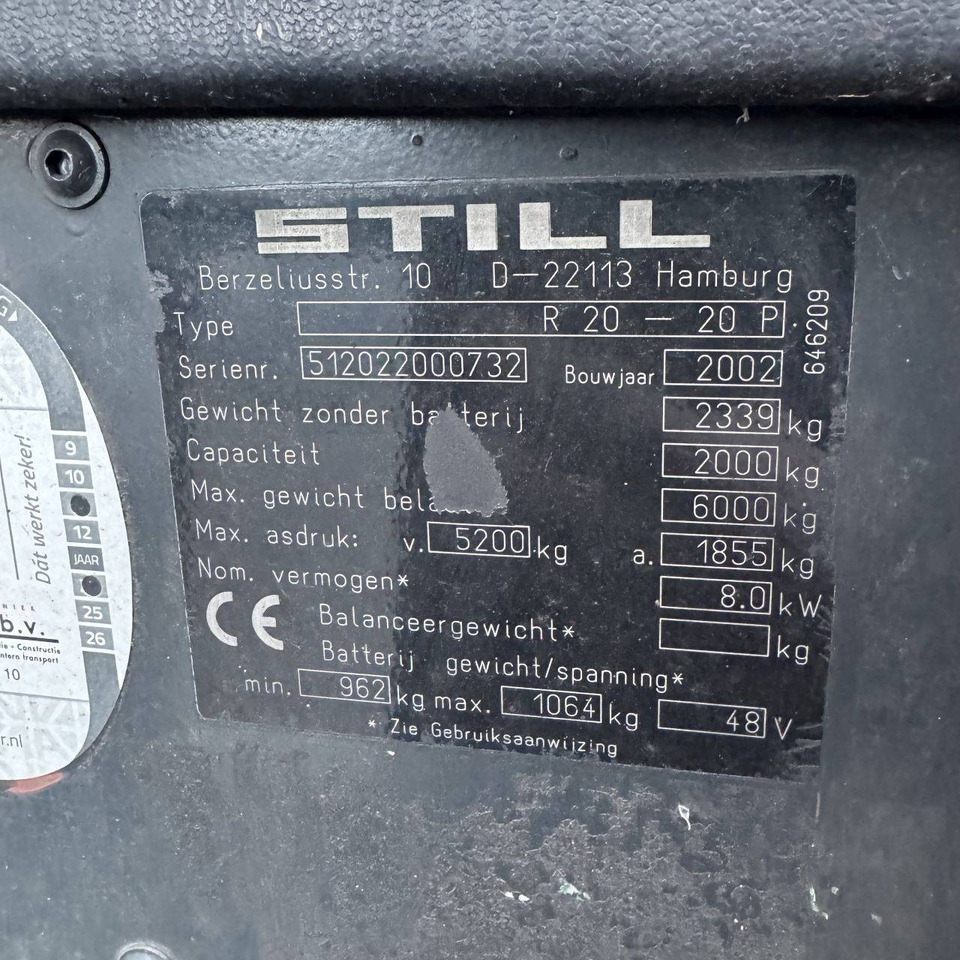 Leasing of  Still R20-20P Still R20-20P: picture 13