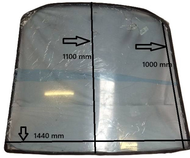 Wind screen PC Version plastic for Linde - Window and parts for Material handling equipment: picture 1 Wind screen PC Version plastic for Linde - Window and parts for Material handling equipment: picture 1