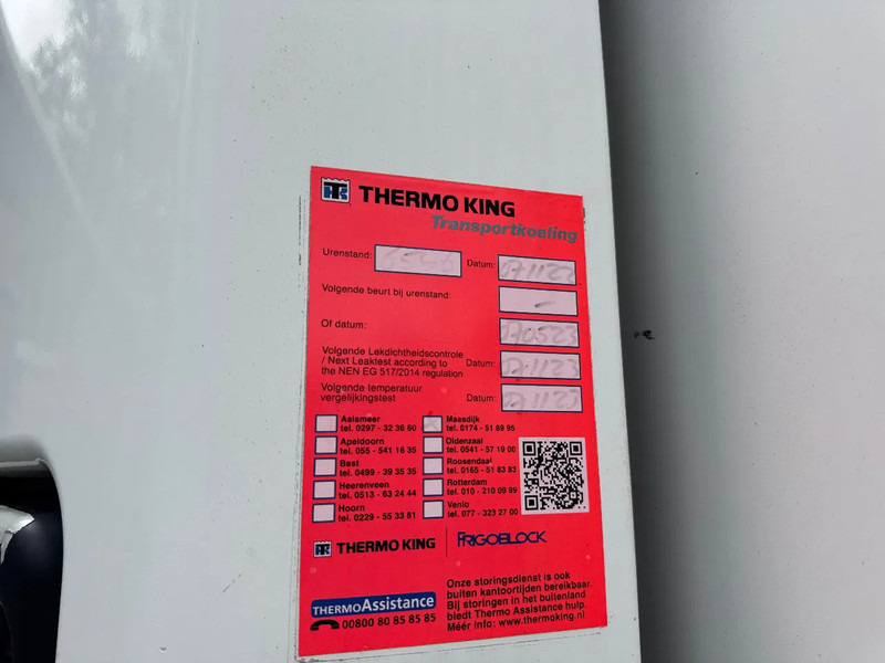 Isothermal semi-trailer DRACO B-DOUBLE LZV Stuuras/Lenkachse Thermo King SLX 100, Top conditie: picture 15