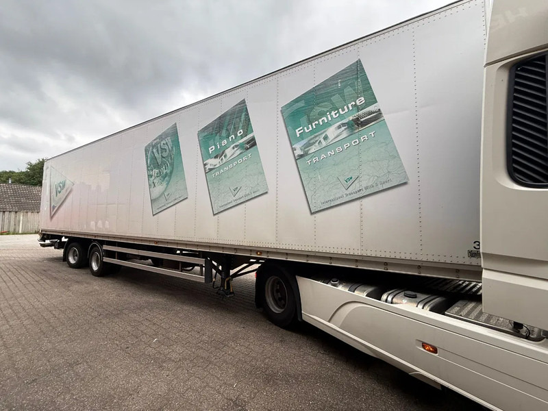 Closed box semi-trailer Talson 2-AS 13.6M Textiel/Kleider/Confection Laadklep LBW: picture 16