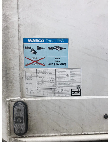 Kraker 2X! K-Force 92m3 Alcoa Durabright SAF Tyrepilot Liftas - Top condition - Walking floor semi-trailer: picture 5 Kraker 2X! K-Force 92m3 Alcoa Durabright SAF Tyrepilot Liftas - Top condition - Walking floor semi-trailer: picture 5
