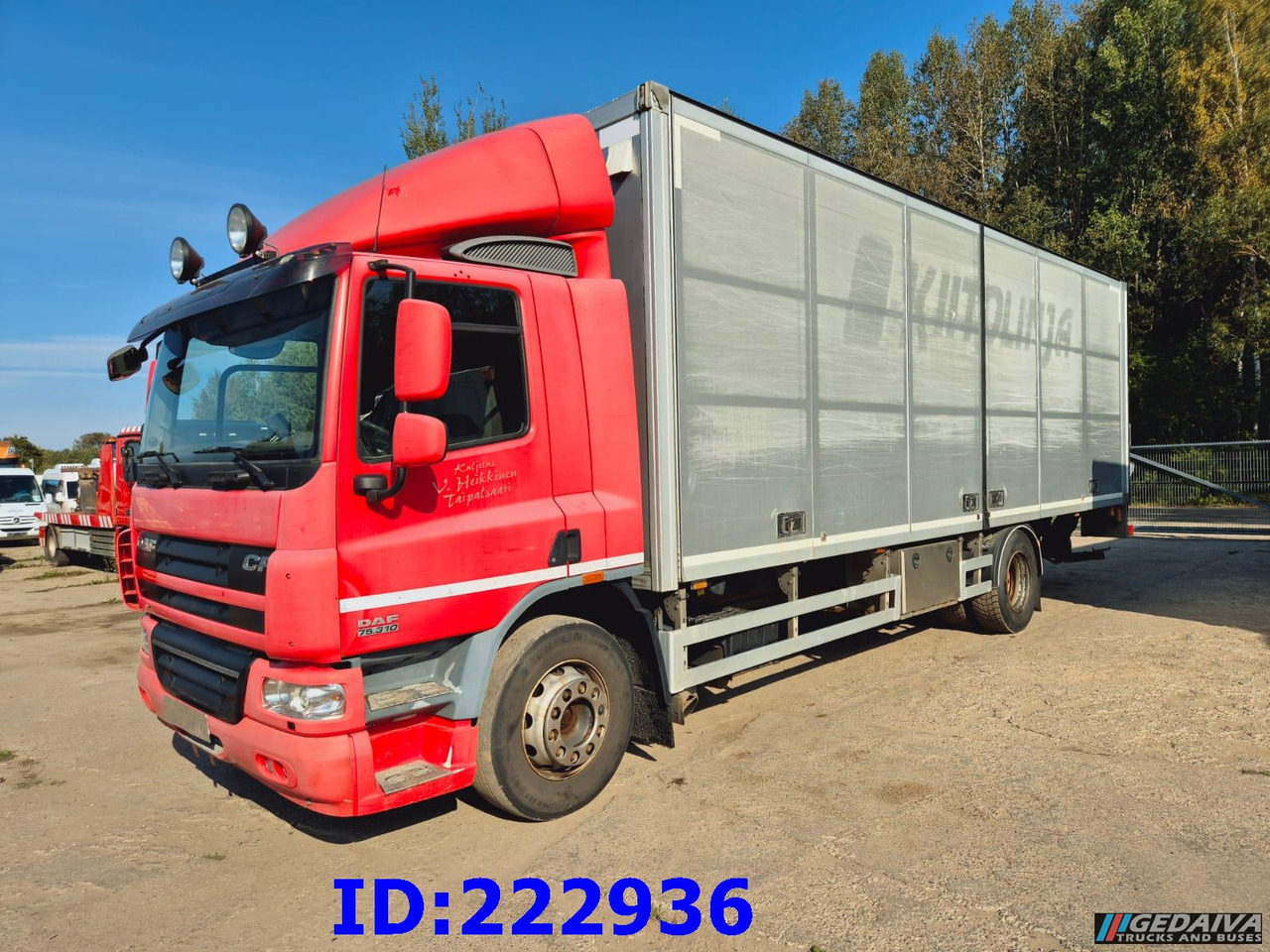 DAF CF 75.310 - Euro5 - Box truck: picture 1 DAF CF 75.310 - Euro5 - Box truck: picture 1