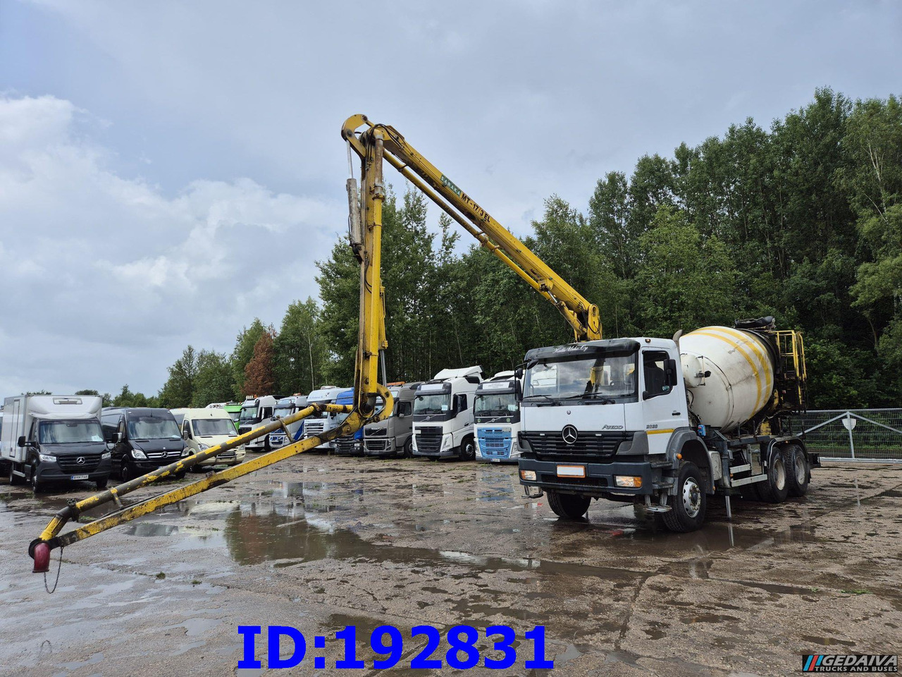 MERCEDES-BENZ Atego 2628 6x4 Schwing 17m 9m3 - Concrete pump truck: picture 1 MERCEDES-BENZ Atego 2628 6x4 Schwing 17m 9m3 - Concrete pump truck: picture 1