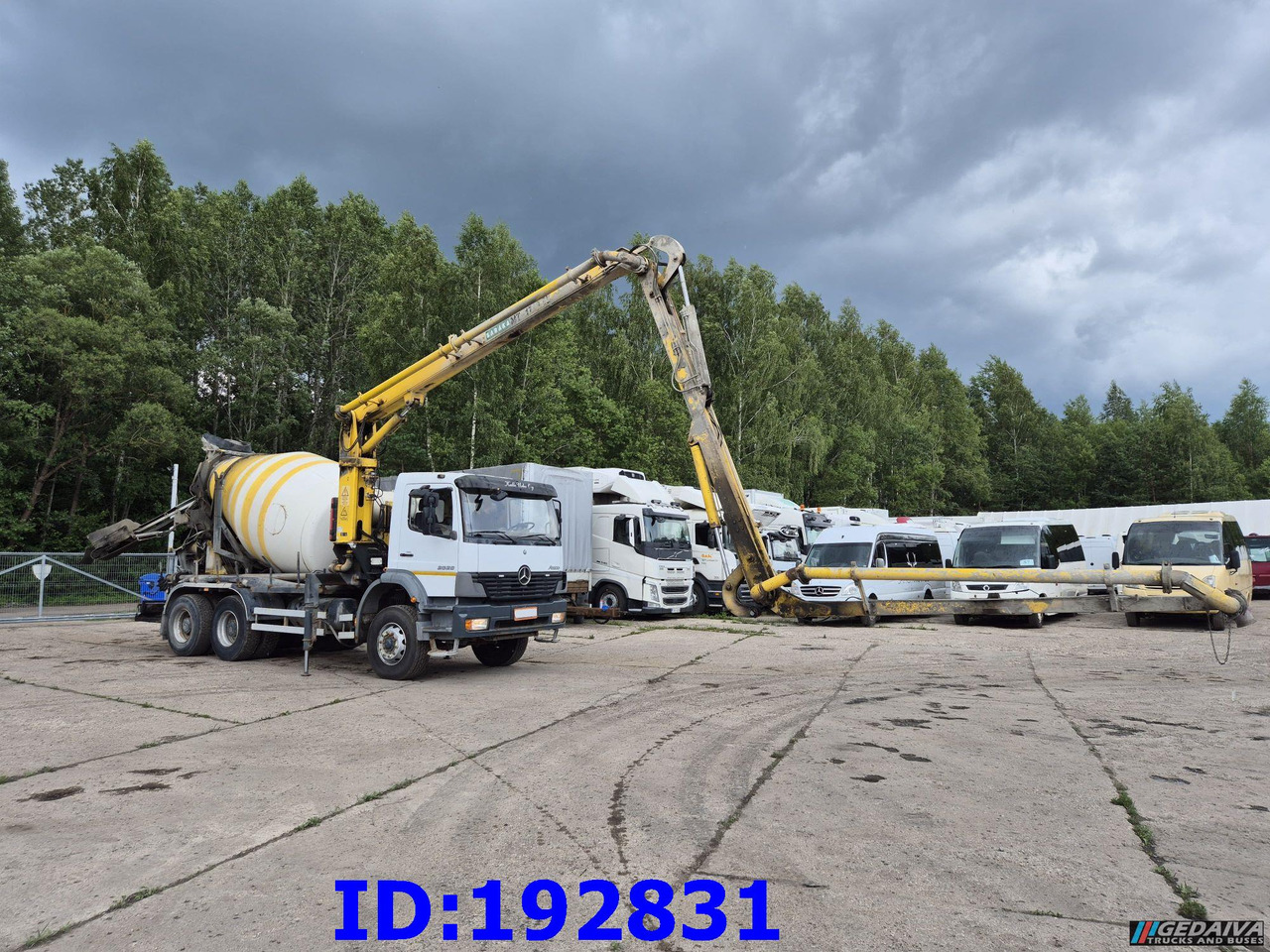 MERCEDES-BENZ Atego 2628 6x4 Schwing 17m 9m3 - Concrete pump truck: picture 4 MERCEDES-BENZ Atego 2628 6x4 Schwing 17m 9m3 - Concrete pump truck: picture 4