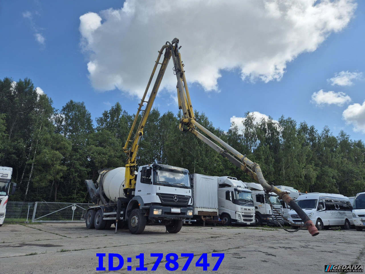 MERCEDES-BENZ Axor 2633 6x4 Schwing 750 - Concrete pump truck: picture 4 MERCEDES-BENZ Axor 2633 6x4 Schwing 750 - Concrete pump truck: picture 4
