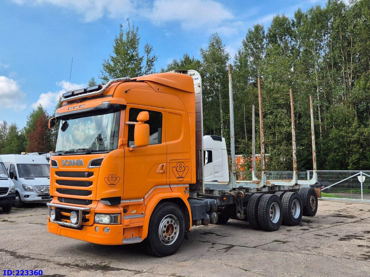 SCANIA R580 8X4 V8 - Log truck: picture 1 SCANIA R580 8X4 V8 - Log truck: picture 1