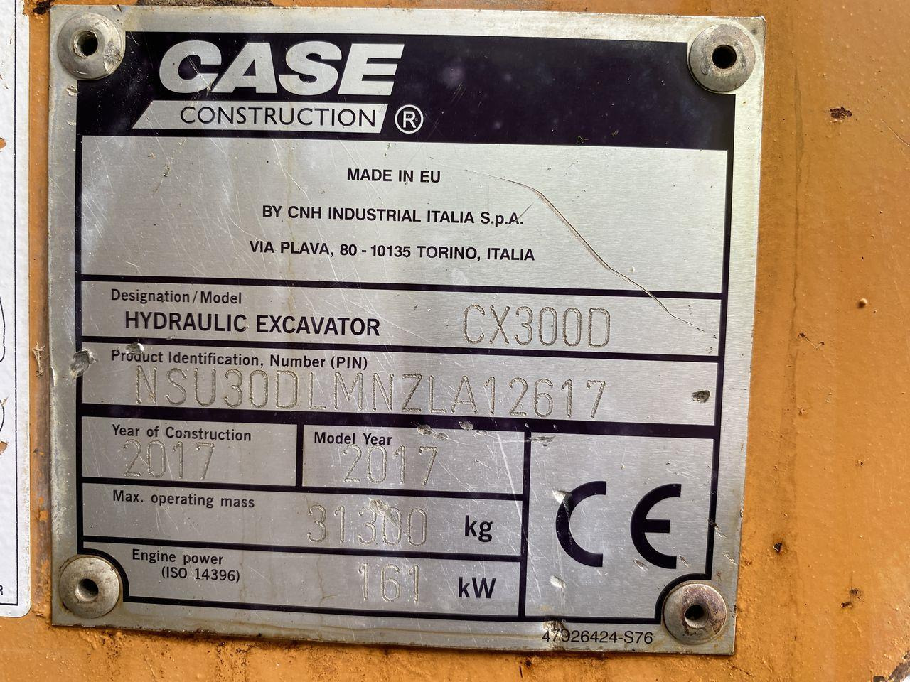 Crawler excavator Case CX300D: picture 12 Crawler excavator Case CX300D: picture 12