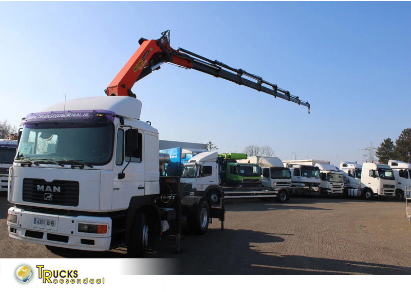 MAN 18.414 + PALFINGER PK35000 F + EURO 2 + MANUAL - Crane truck: picture 1 MAN 18.414 + PALFINGER PK35000 F + EURO 2 + MANUAL - Crane truck: picture 1