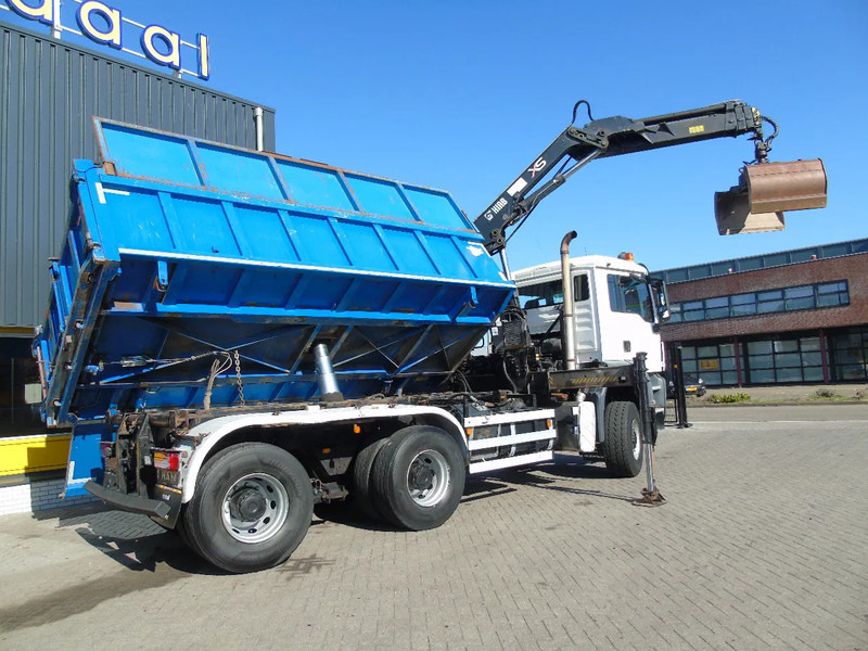 MAN TGS 26.400 + 6x6 + HIAB 166 E3 HIPRO + 3SIDE TIPPER - Crane truck: picture 5 MAN TGS 26.400 + 6x6 + HIAB 166 E3 HIPRO + 3SIDE TIPPER - Crane truck: picture 5