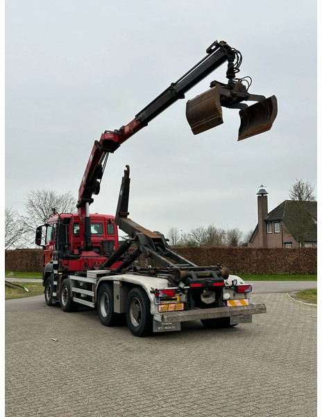 Hook lift truck, Crane truck MAN TGS 41.400 8X4 WIDESPREAD!!HMF 22TM KRAAN/HAAK!!TOP!!: picture 7
