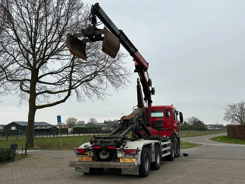Hook lift truck, Crane truck MAN TGS 41.400 8X4 WIDESPREAD!!HMF 22TM KRAAN/HAAK!!TOP!!: picture 11