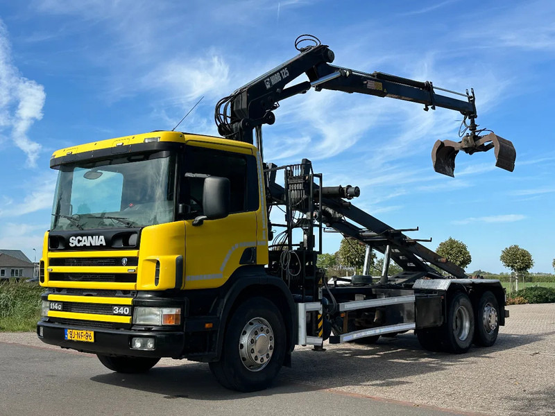 Scania R114-340 6x2 !!KRAAN/CONTAINER/KABEL!!MANUELL!! - Cable system truck, Crane truck: picture 5 Scania R114-340 6x2 !!KRAAN/CONTAINER/KABEL!!MANUELL!! - Cable system truck, Crane truck: picture 5