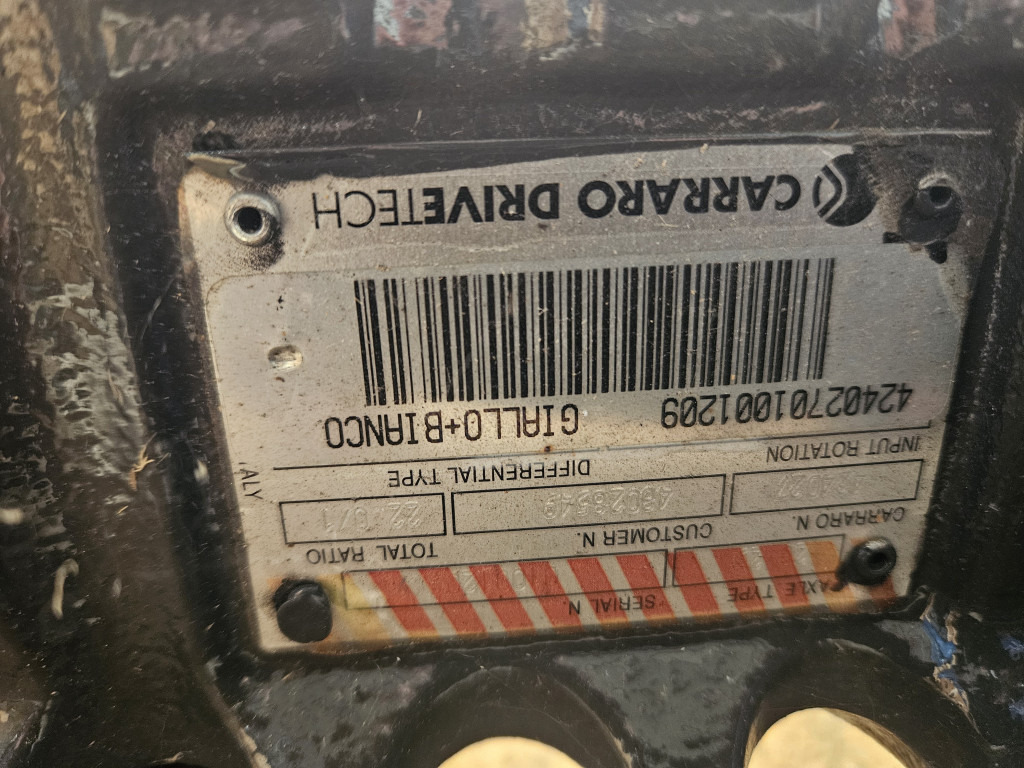 Case 48028549 - 47435632 - Front axle for Construction machinery: picture 2 Case 48028549 - 47435632 - Front axle for Construction machinery: picture 2