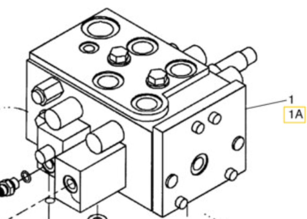 Case 87411112 - Hydraulic valve for Construction machinery: picture 1 Case 87411112 - Hydraulic valve for Construction machinery: picture 1