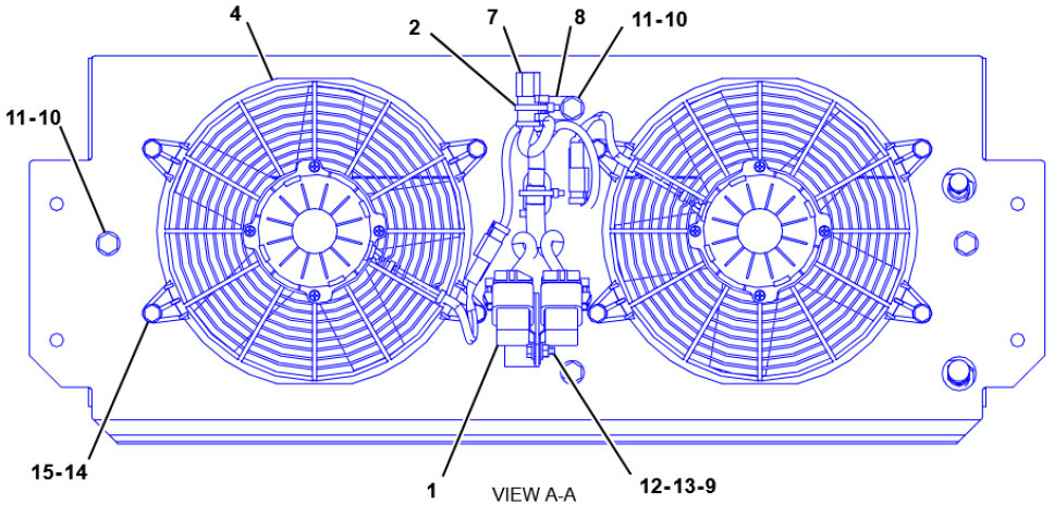 Caterpillar 2870554 - A/C part for Construction machinery: picture 1 Caterpillar 2870554 - A/C part for Construction machinery: picture 1