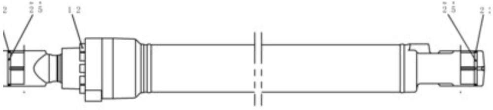 New Holland YN01V00153F2 - YN01V00153F1 - Hydraulic cylinder for Construction machinery: picture 1 New Holland YN01V00153F2 - YN01V00153F1 - Hydraulic cylinder for Construction machinery: picture 1