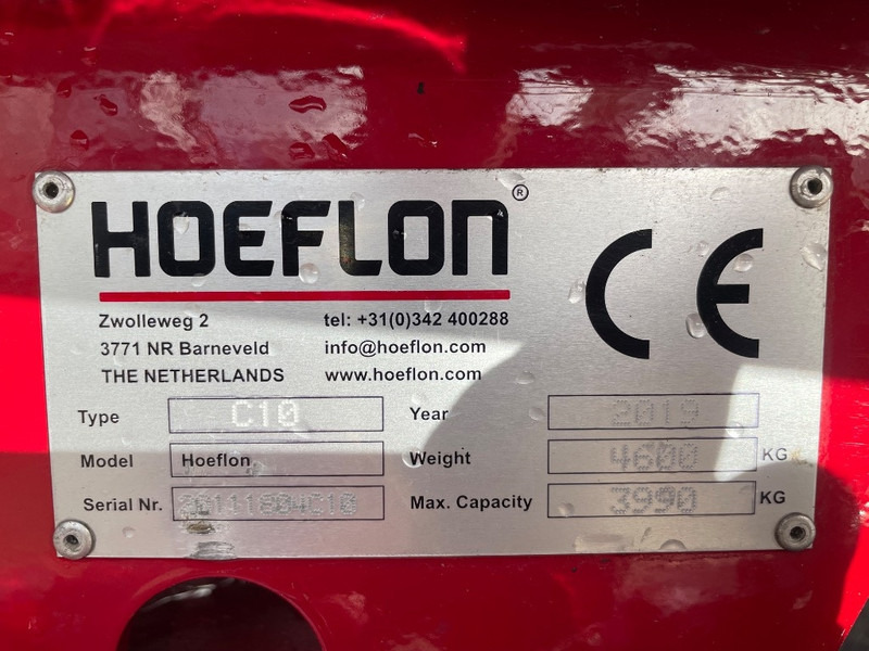 Hoeflon C 10 Sold - Mini crane: picture 3 Hoeflon C 10 Sold - Mini crane: picture 3