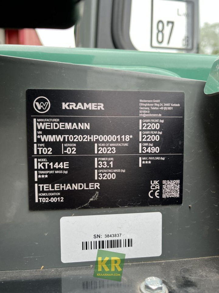 New Telescopic handler Kramer Overig: picture 8 New Telescopic handler Kramer Overig: picture 8